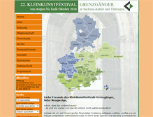 Tablet Screenshot of grenzgaengerfestival.de